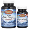Carlson, Super Omega-3 Gems, Suplemento de omega-3 provenientes de peces capturados en estado salvaje, 1200 mg, 100 + 30 cápsula