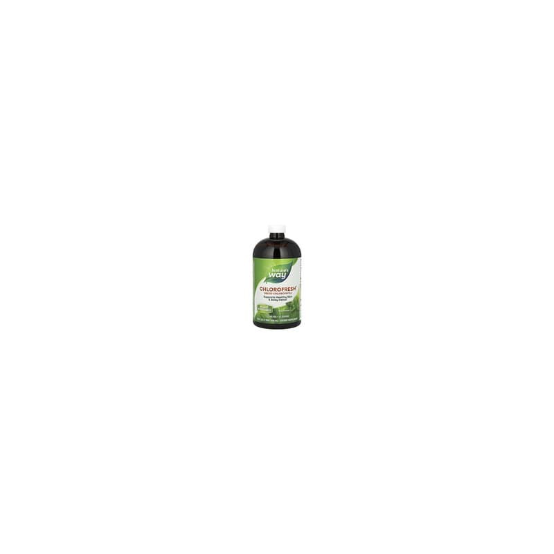 Nature's Way, Chlorofresh, Clorofila líquida, Menta, 132 mg, 480 ml (16 oz. líq.) (132 mg por cada 2 cdas.)