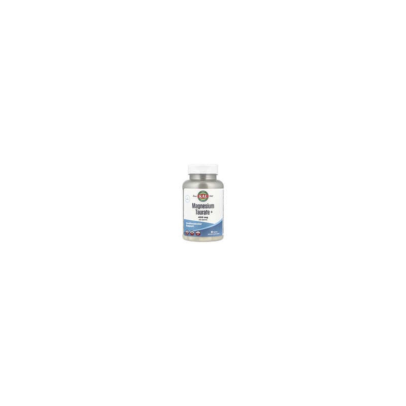 KAL, Taurato de magnesio y más, 400 mg, 90 comprimidos (200 mg por comprimido)