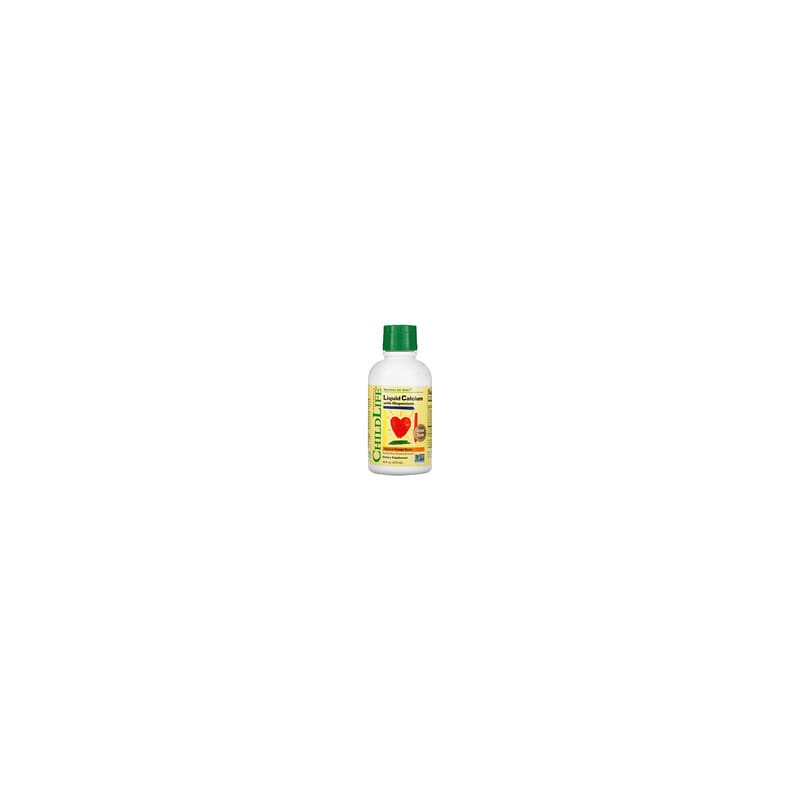 ChildLife Essentials, Calcio líquido con magnesio, Sabor a naranja natural, 474 ml (16 oz. líq.)