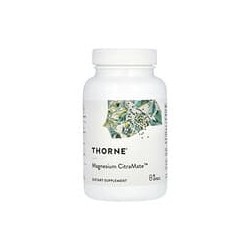 Thorne, Magnesium CitraMate, Suplemento alimentario, 90 cápsulas