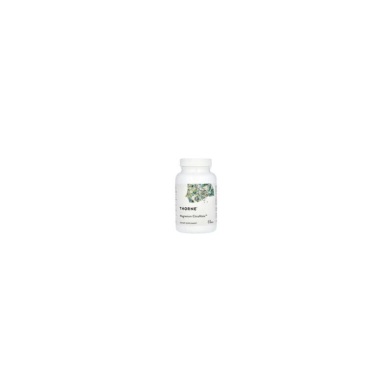 Thorne, Magnesium CitraMate, Suplemento alimentario, 90 cápsulas