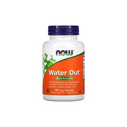 NOW Foods, Eliminación de agua, Equilibrio de líquidos, 100 cápsulas vegetales