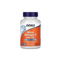 NOW Foods, Aceite de pescado con ultraomega-3, 90 cápsulas blandas