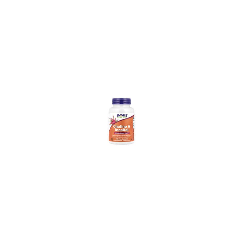 NOW Foods, Colina e inositol, 100 cápsulas vegetales