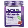 Natrol, Melatonina, Fresa, 10 mg, 90 gomitas (5 mg por gomita)