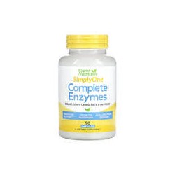 Super Nutrition, SimplyOne, Enzimas completas, 90 cápsulas