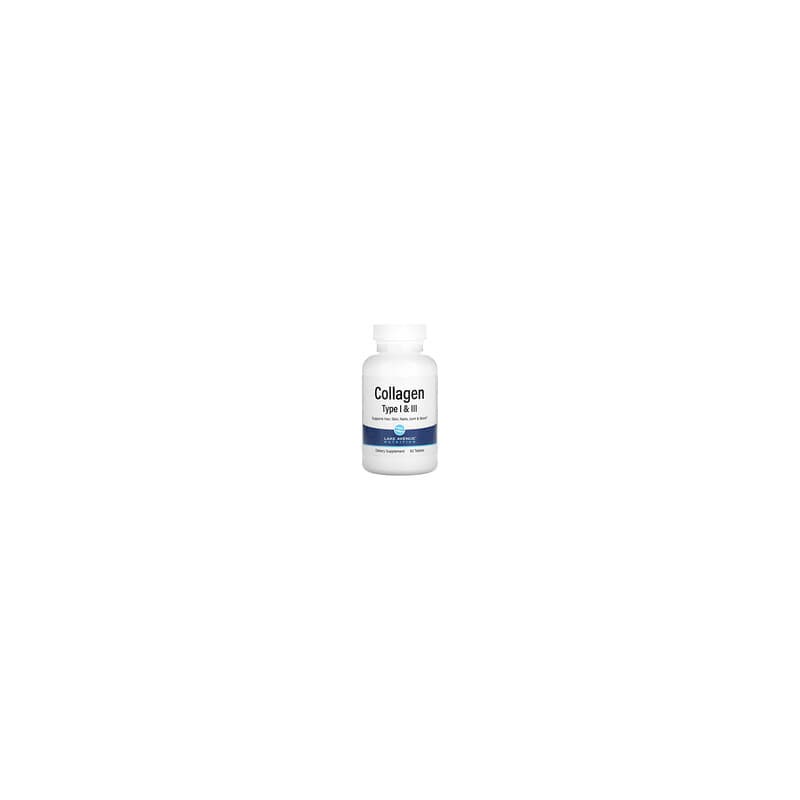 Lake Avenue Nutrition, Colágeno hidrolizado de tipo I y III, 3000 mg, 60 comprimidos (1000 mg por comprimido)