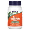 NOW Foods, Picolinato de zinc, 50 mg, 60 cápsulas vegetales (50 mg por cápsula)