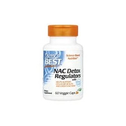 Doctor's Best, Reguladores desintoxicantes de NAC con Seleno Excell®, 60 cápsulas vegetales