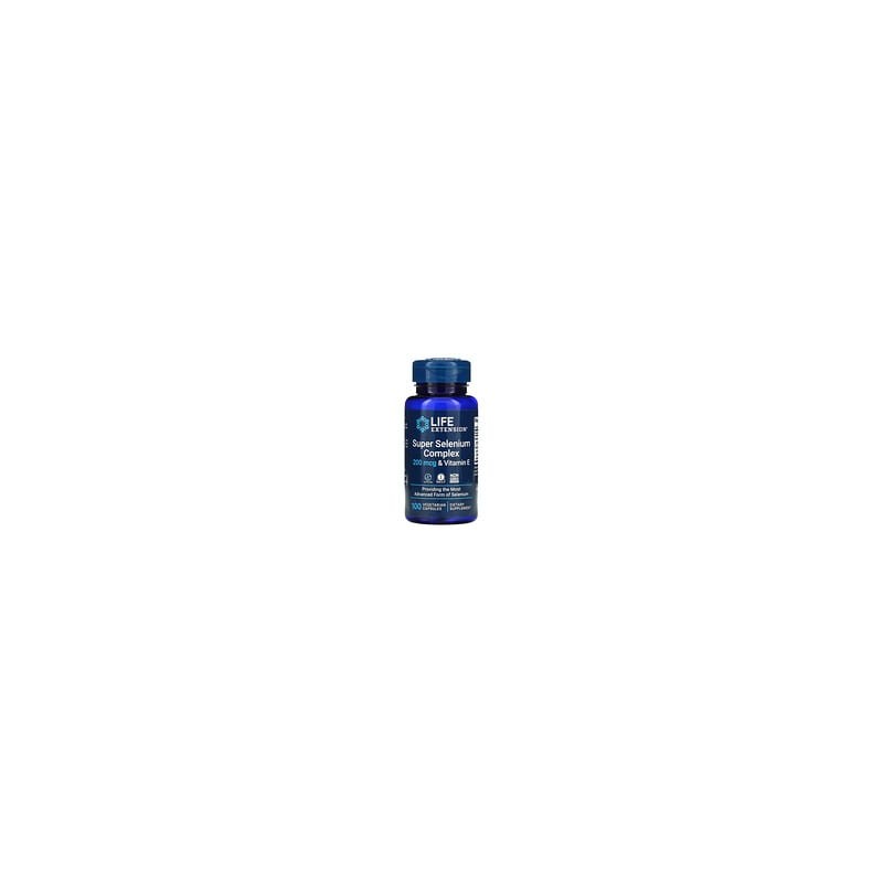 Life Extension, Complejo de superselenio y vitamina E, 200 mcg, 100 cápsulas vegetales