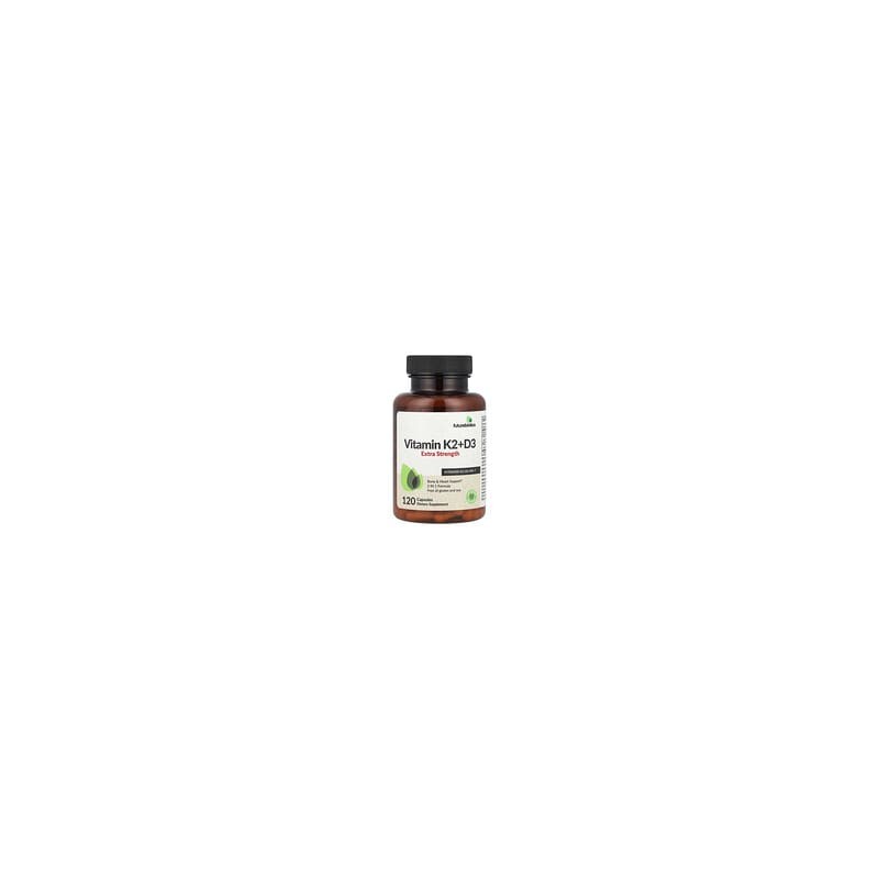Futurebiotics, Vitamina K2 + D3, Concentración extra, 120 cápsulas