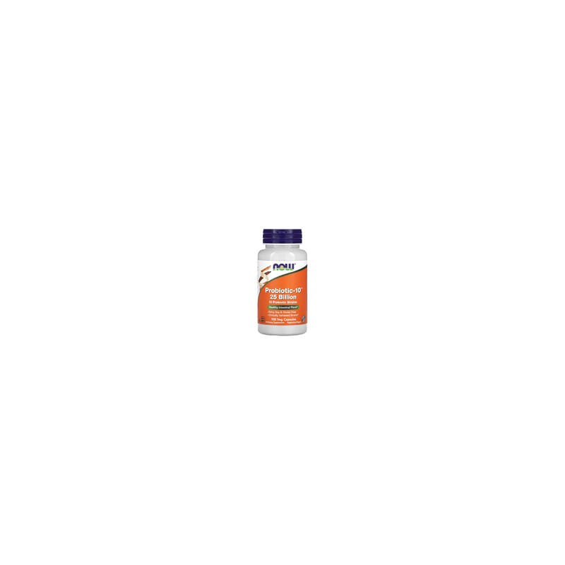 NOW Foods, Probiotic-10, 25.000 millones de UFC, 100 cápsulas vegetales