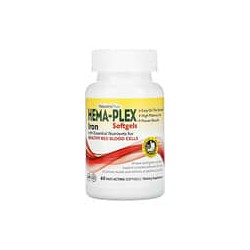 NaturesPlus, Hema-Plex, 60 cápsulas blandas de acción rápida