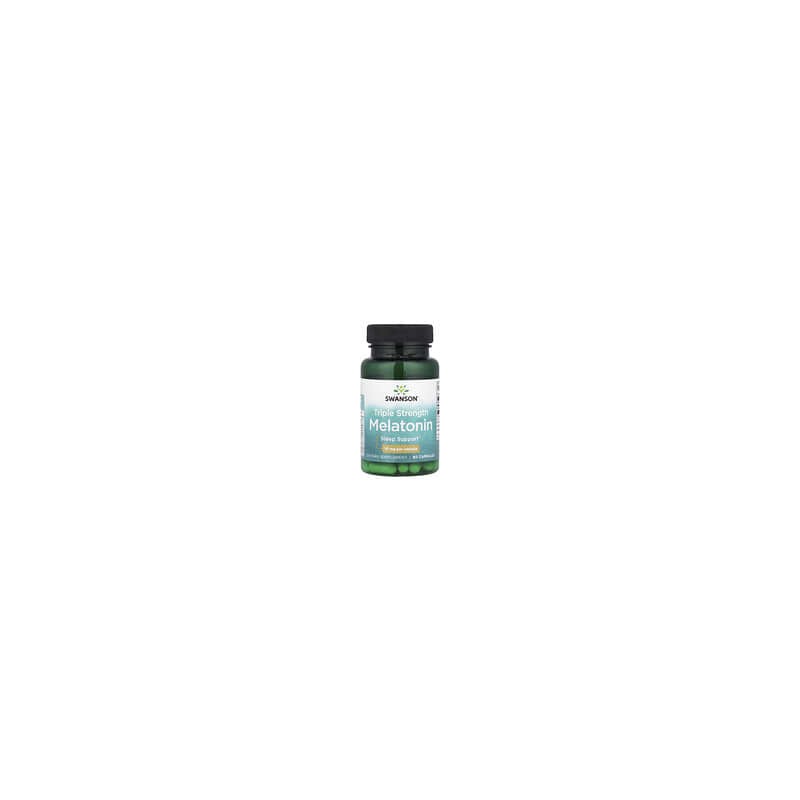 Swanson, Melatonina con triple concentración, 10 mg, 60 cápsulas