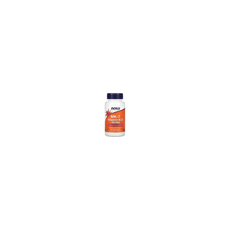 NOW Foods, MK-7 Vitamina K-2 , 100 mcg, 120 cápsulas vegetales
