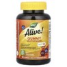 Nature's Way, Alive! para niños, Suplemento multivitamínico en gomitas, Cereza, naranja y uva, 60 gomitas
