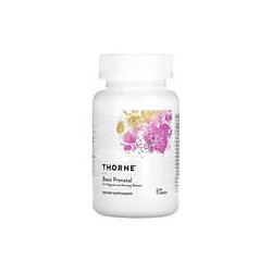 Thorne, Suplemento prenatal básico, 90 cápsulas