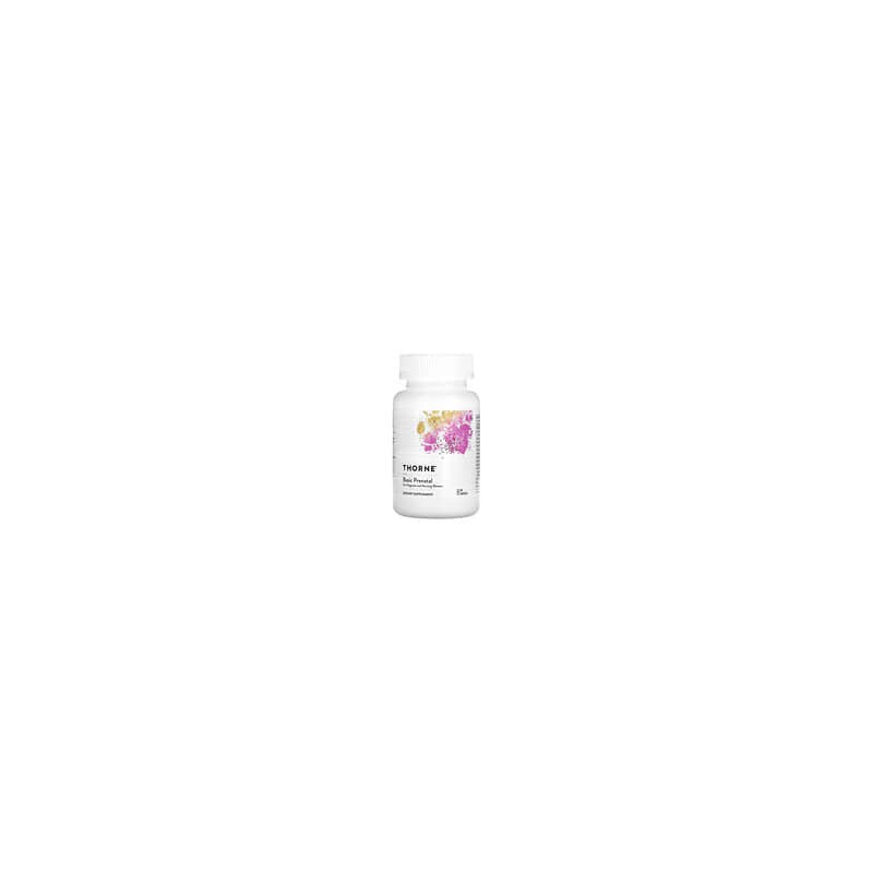 Thorne, Suplemento prenatal básico, 90 cápsulas