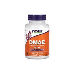 NOW Foods, DMAE, 250 mg, 100 cápsulas vegetales