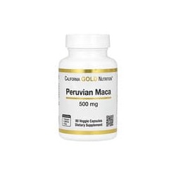 California Gold Nutrition, Maca peruana, 500 mg, 90 cápsulas vegetales