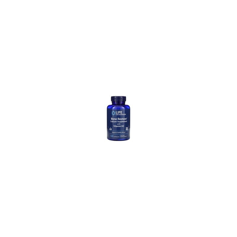 Life Extension, Restaurador óseo con vitamina K2, 120 cápsulas