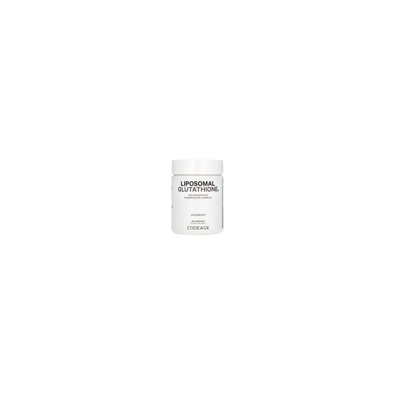 Codeage, Glutatión liposomal, 1000 mg, 60 cápsulas (500 mg por cápsula)