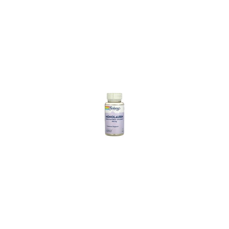 Solaray, Monolaurina, 500 mg, 60 cápsulas vegetales