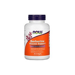NOW Foods, Refuerzo para la glucosa con berberina, 90 cápsulas blandas