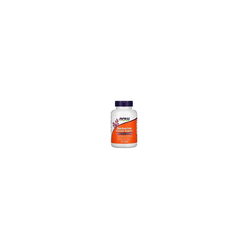 NOW Foods, Refuerzo para la glucosa con berberina, 90 cápsulas blandas