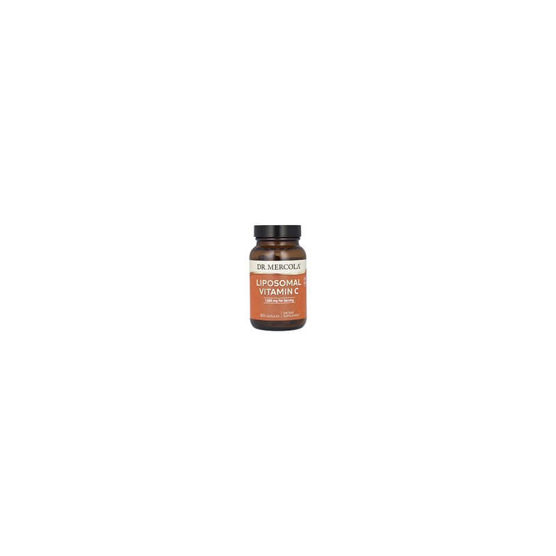 Dr. Mercola, Vitamina C liposomal, 1000 mg, 60 cápsulas (500 mg por cápsula)