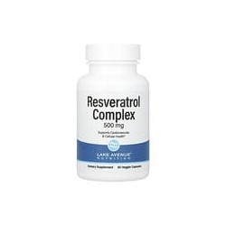 Lake Avenue Nutrition, Complejo de resveratrol, 500 mg, 60 cápsulas