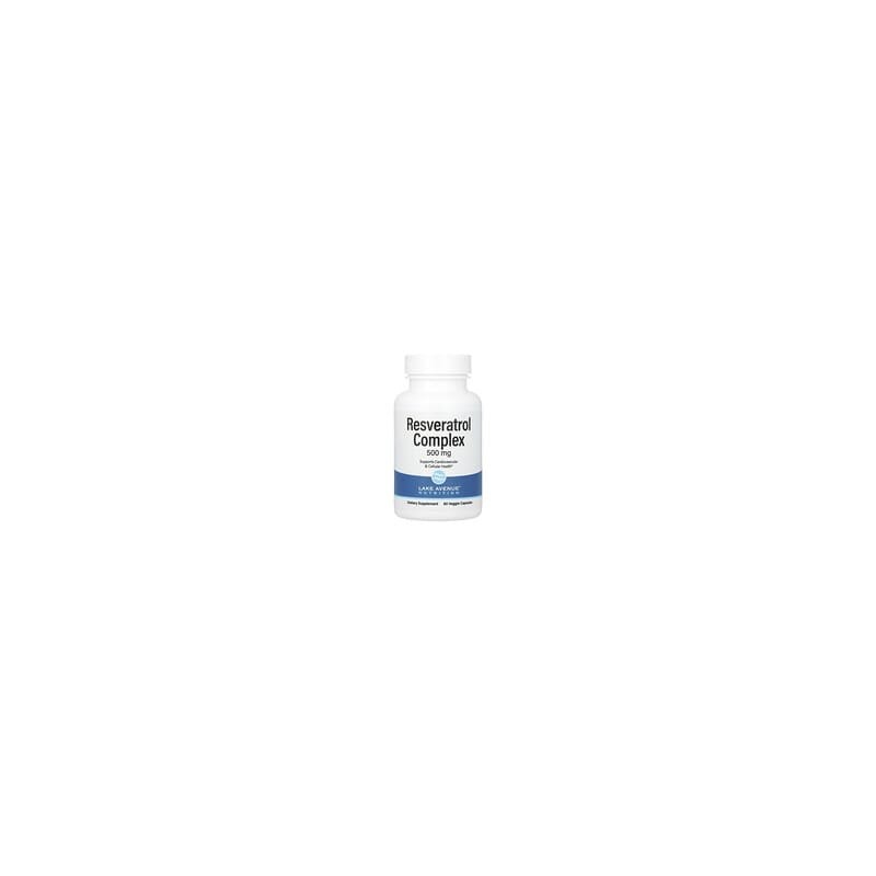 Lake Avenue Nutrition, Complejo de resveratrol, 500 mg, 60 cápsulas