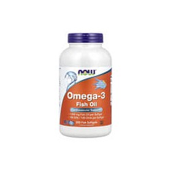 NOW Foods, Omega-3, 1000 mg, 200 cápsulas blandas de gelatina de pescado (1000 mg por cápsula blanda)