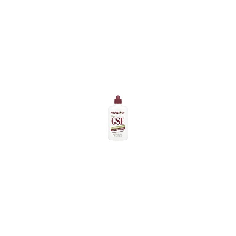 NutriBiotic, Extracto de semilla de pomelo vegano GSE, Concentrado líquido, 118 ml (4 oz. líq.)