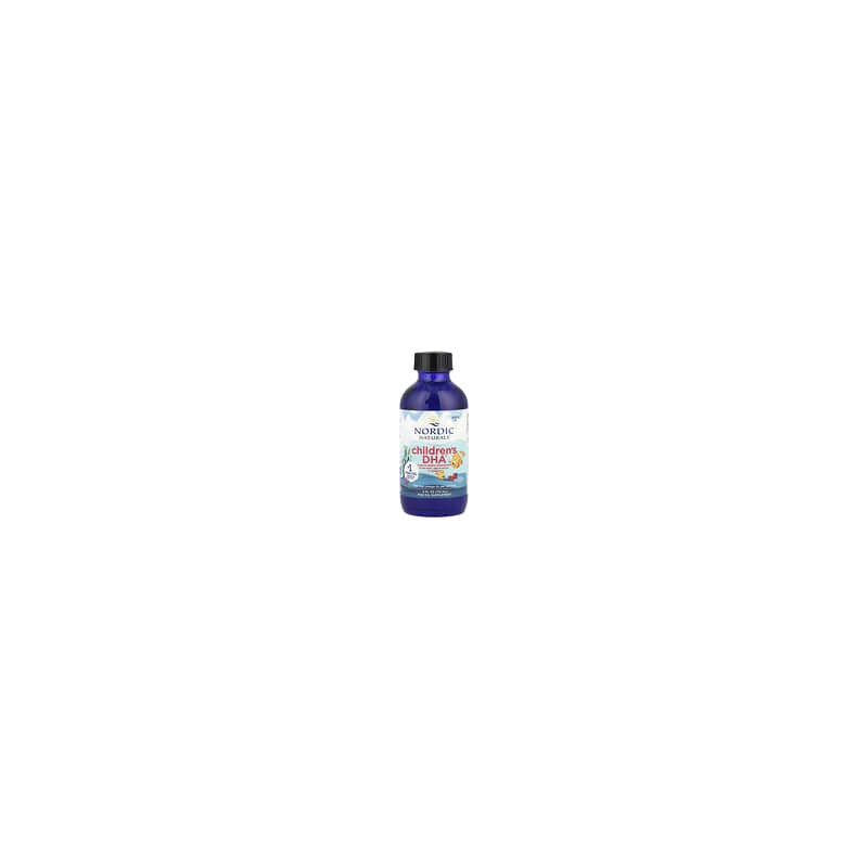 Nordic Naturals, Children's DHA, DHA para niños, 1 a 6 años, Fresa, 530 mg, 119 ml (4 oz. líq.) (530 mg por cada 1/2 cdta.)