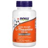 NOW Foods, L-teanina de doble concentración, 200 mg, 120 cápsulas vegetales