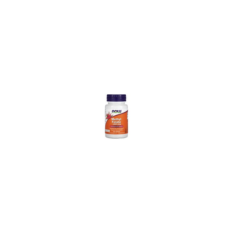 NOW Foods, Metilfolato, 1000 mcg, 90 comprimidos