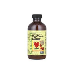 ChildLife Essentials, Suplemento multivitamínico y mineral, Sabor natural a naranja y mango, 237 ml (8 oz. líq.)