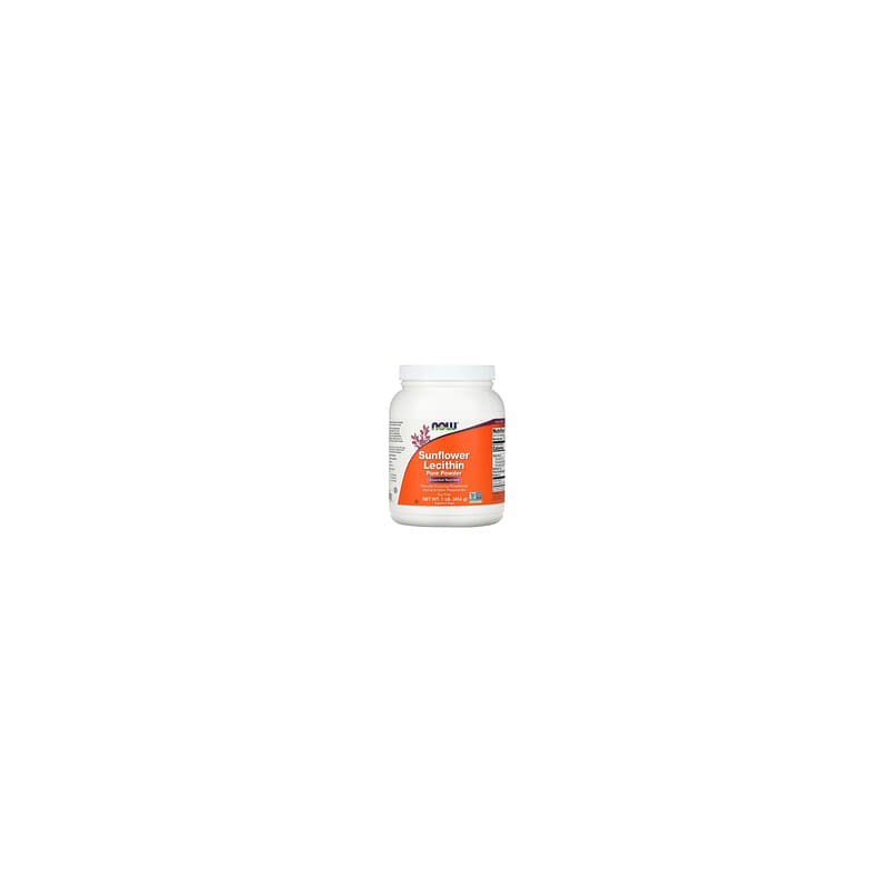 NOW Foods, Lecitina de girasol, Polvo puro, 454 g (1 lb)