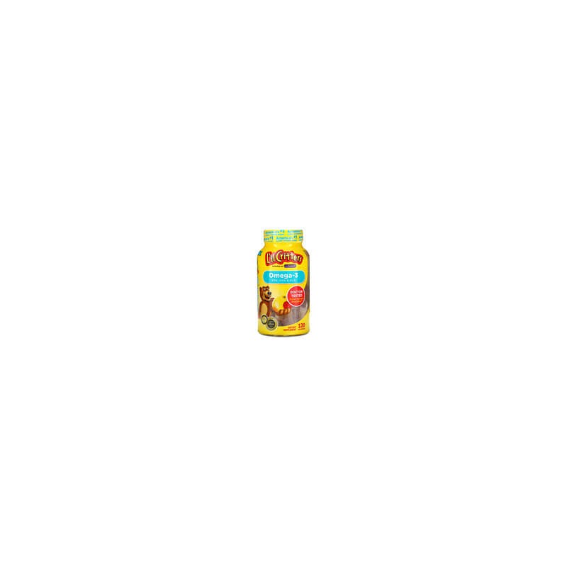L'il Critters, Omega-3, Limonada de frambuesa, 120 gomitas