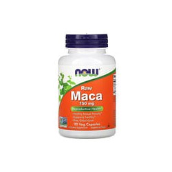 NOW Foods, Maca, Cruda, 750 mg, 90 cápsulas vegetales
