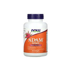 NOW Foods, ADAM, Suplemento multivitamínico superior para hombres, 90 cápsulas blandas
