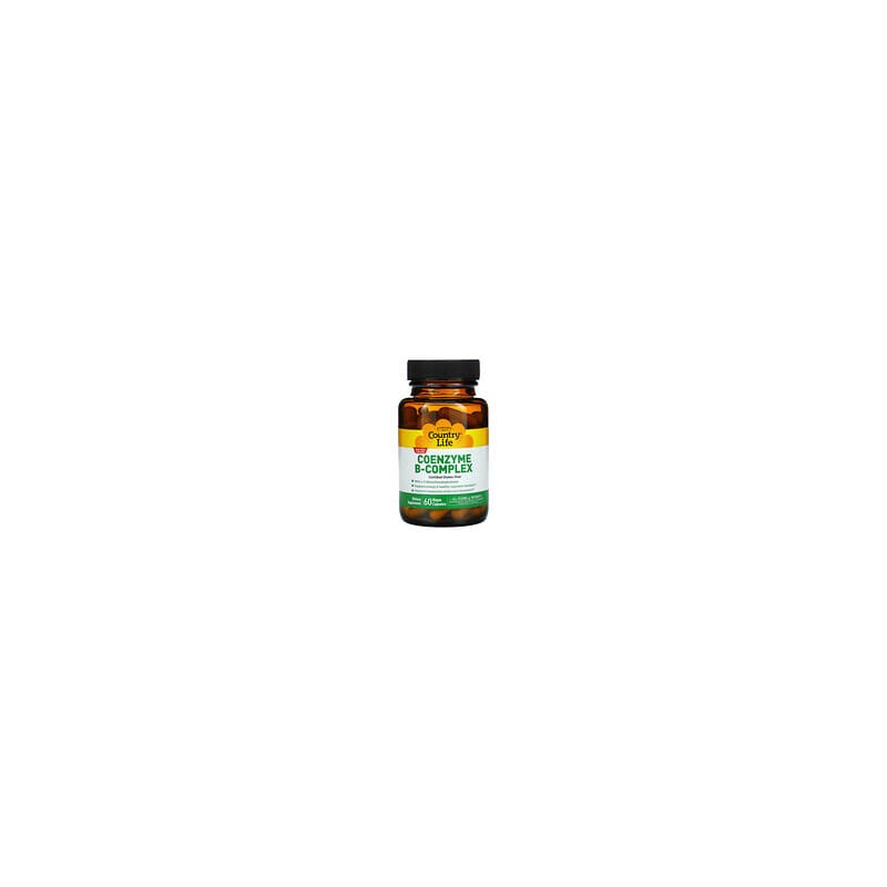 Country Life, Complejo de vitaminas B coenzimadas, 60 cápsulas veganas