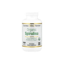 California Gold Nutrition, Espirulina orgánica, 500 mg, 720 comprimidos