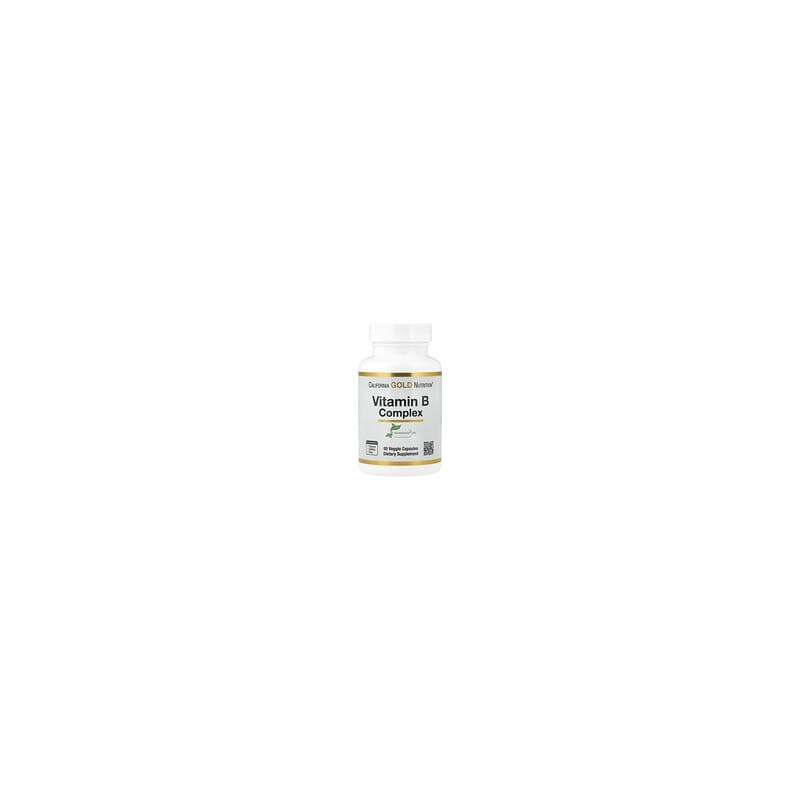 California Gold Nutrition, Complejo de vitaminas B, 60 cápsulas vegetales