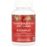 California Gold Nutrition, Gomitas con complejo de vitaminas B, Fresa, 45 gomitas vegetales