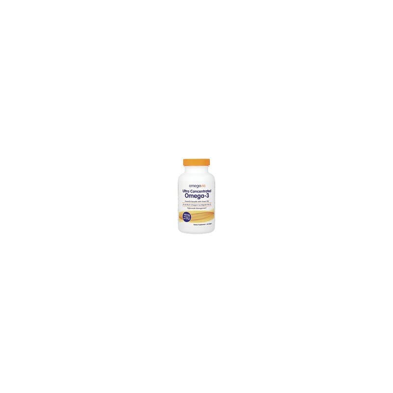 OmegaVia, Omega-3 ultraconcentrado, 1135 mg, 60 cápsulas blandas