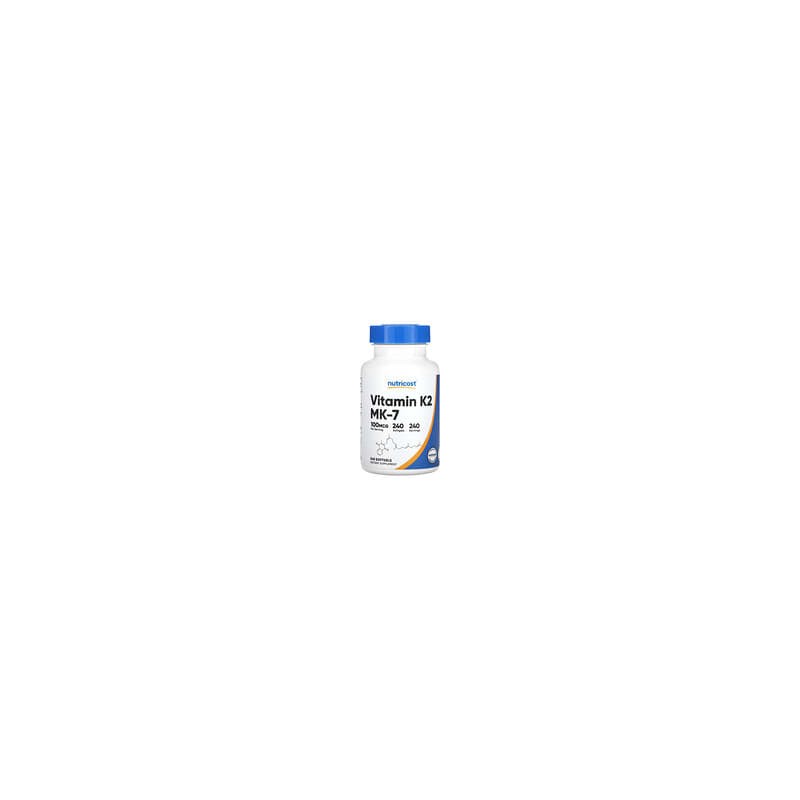 Nutricost, Vitamina K2, 100 mcg, 240 cápsulas blandas