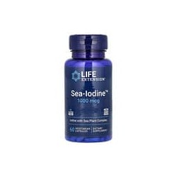 Life Extension, Sea-Iodine, Complejo de yodo con plantas marinas, 1000 mcg, 60 cápsulas vegetales